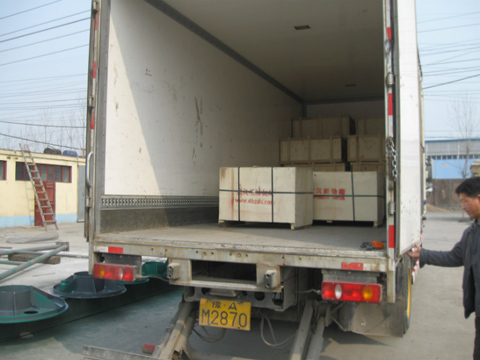 三聚氰胺圓形篩發(fā)貨