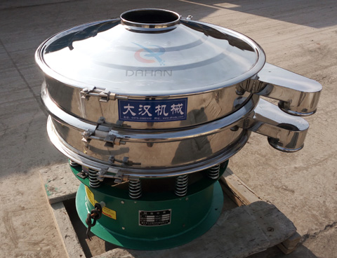 石墨粉旋振篩試機現(xiàn)場