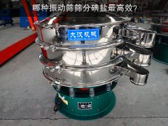 哪種振動篩篩分碘鹽？